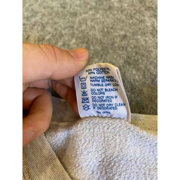 Vintage Hilton Head Sweatshirt Adult Size Large Grey Crewneck Pullover - Picture 4 of 9